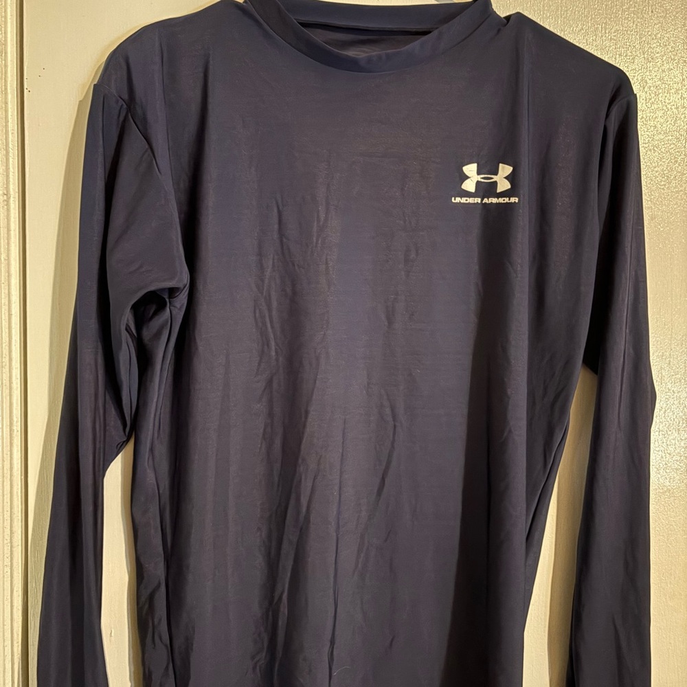 Under Armour Blue Long Sleeve Performance Tee